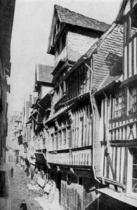 Middelalder Lisieux, Normandie, Frankrike, ca 1930-tallet av Unbekannt