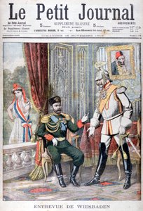 Møte mellom tsar Nicholas II og Kaiser Wilhelm II, Wiesbaden, Tyskland, 1903 av Unbekannt