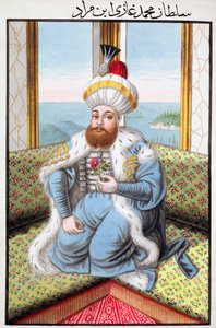 Mehmed II, osmansk keiser, 1808 av Unbekannt