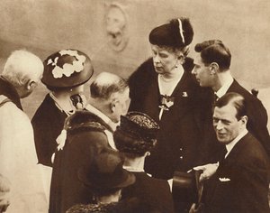Minnesmerke for hans far avduket, Windsor Castle, 23. april I937 av Unbekannt