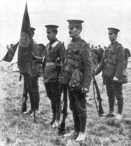 Menn fra prinsesse Patricias kanadiske lette infanteri, 1915 av Unbekannt