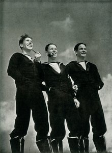 Menn fra Royal Navy, c1943. av Unbekannt