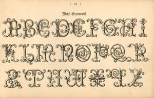 Ornamental metall, 1862 av Unbekannt