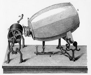 Fonautograf fra midten av 1800-tallet, ca. 1906 av Unbekannt