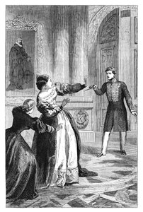 Miguel I av Portugal 1802-1860 angrep søsteren sin, c1895 av Unbekannt