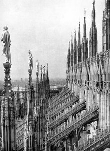 Katedralen i Milano, Italia, 1926 av Unbekannt