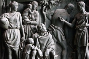 Milan Duomo gate skulptur, Milano, Italia av Unbekannt