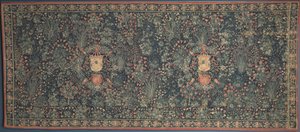 Millefleurs-teppe med Medici-våpenskjold, 1520-tallet. av Unbekannt