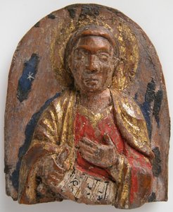 Miniatyrrelieff av den hebraiske profeten Daniel med rulle, tysk, 1200-1225. av Unbekannt