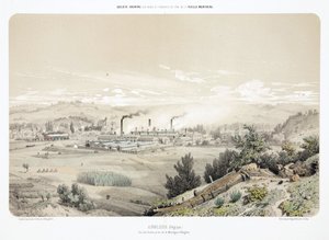 Gruvedrift, metallmalm Sinkgruve i Angleur, Belgia av Unbekannt