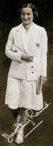 Miss Dorothy Round, Wimbledon Womens Champion, 1934 av Unbekannt