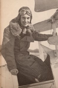 Frøken Jean Batten fra New Zealand, som i mai 1934 fløy fra England til Australia og knuste fru M. av Unbekannt