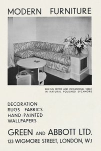 Moderne møbler - Green and Abbott Ltd., 1933 av Unbekannt