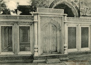 Mohammad Shahs grav, Delhi. av Unbekannt