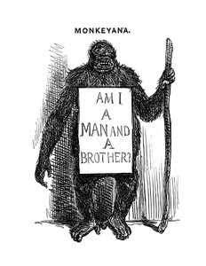 Monkeyana: Er jeg en mann og en bror, 1861 av Unbekannt