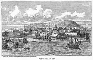 Montreal i 1729, 1877 av Unbekannt
