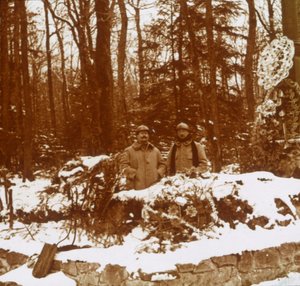 Monument des Chasseurs, Col de la Chipotte, østlige Frankrike, c1914-c1918 av Unbekannt