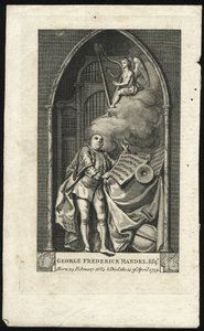 Monument til Georg Friedrich Handel av Unbekannt