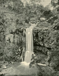 Moorabool Falls, Victoria, 1901. av Unbekannt