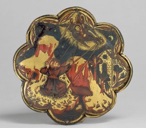Morse med Saint Francis of Assisi mottar Stigmata, italiensk, ca. 1300-1350. av Unbekannt