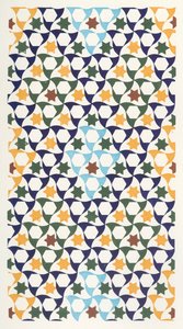 Mosaikk fra portikken til Generalife, 1907. av Unbekannt