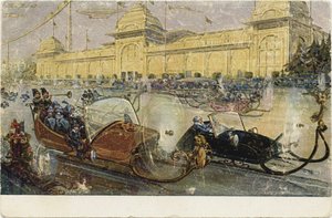 Moskva vinter 2259. Fra en serie postkort Moskva om fremtiden til Einem sjokoladefabrikken av Unbekannt