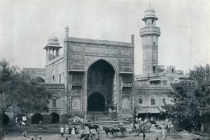 Moskeen i Wazir Khan, Lahore, c1942 av Unbekannt
