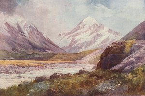 Mount Cook, New Zealand, 1923. av Unbekannt