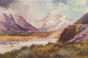 Mount Cook, New Zealand, 1924 av Unbekannt
