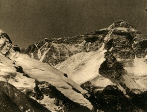 Mount Everest fra baseleiren, c1918-c1939. av Unbekannt