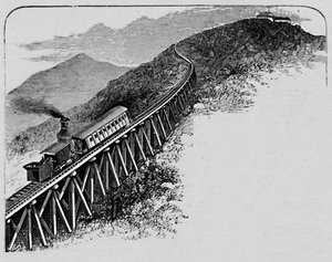 Mount Washington Railway, 1883 av Unbekannt
