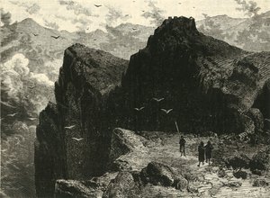 Fjellscene i Epirus, 1890. av Unbekannt