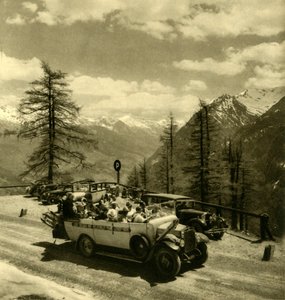 Fjellutsikt ved Schöneck på Grossglockner High Alpine Road, Østerrike, c1935. av Unbekannt