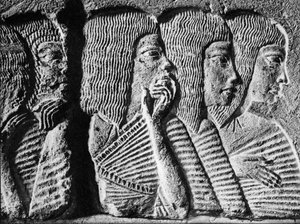 Sørgende ved begravelsen til en Memphite-yppersteprest, c1350 f.Kr. 1936 av Unbekannt