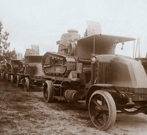 Flytte om kvelden, c1914-c1918 av Unbekannt