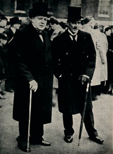 Mr. Chamberlain og Mr. Churchill, 23. februar 1940, 1945. av Unbekannt