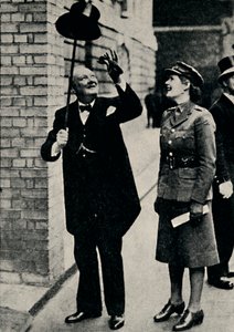 Mr. Churchill i muntert humør, 1940-tallet, 1945. av Unbekannt