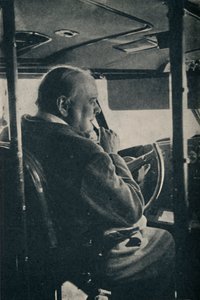 Mr. Churchill med R.A.F. - ved kontrollene til flybåten Berwick, 1942, 1945. av Unbekannt