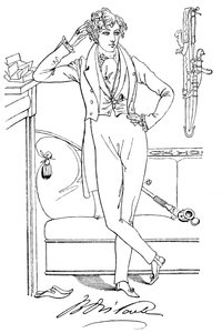 Mr Disraeli i sin ungdom, 1800-tallet av Unbekannt