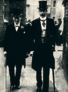 Mr. Lewis Harcourt og Mr. Churchill, c1900, 1945. av Unbekannt
