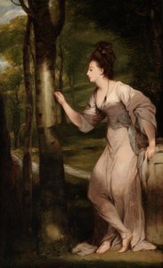 Mrs. Lloyd, 1700-tallet. av Unbekannt