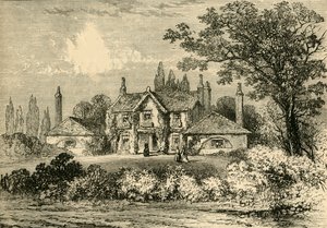 Mrs Siddons House i Westbourne Green, 1800, c1876. av Unbekannt