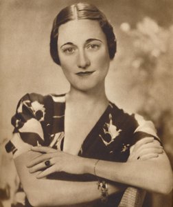 Mrs Simpson: A Studio Portrait, 1937 av Unbekannt