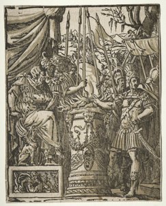 Mucius Scaevola, 1608 av Unbekannt