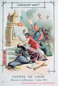 Mukden-massakren, Boxer Rebellion, Kina, juli 1900 av Unbekannt