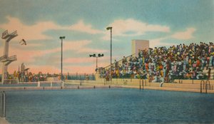 Kommunalt svømmebasseng, Barranquilla, c1940-tallet av Unbekannt