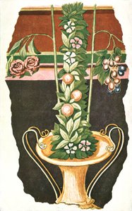 Veggmaleri i en romersk villa, Commugny, Sveits, 1928. av Unbekannt