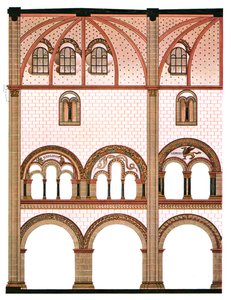 Veggmaleri i skipet til St Severus-kirken i Boppard, Tyskland, 1928. av Unbekannt
