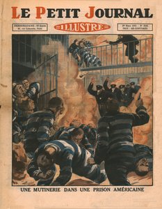 Mytteri i et amerikansk fengsel, 1931. av Unbekannt