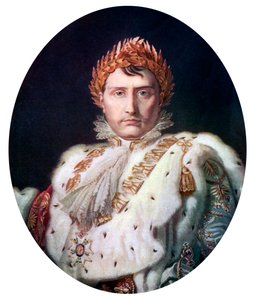 Napoleon I i sin kroningskappe, c1804, c1920 av Unbekannt